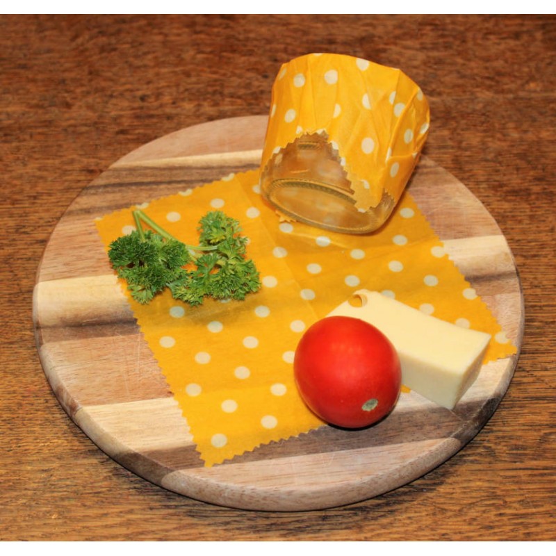 Bienenwachstuch Set S Punkte